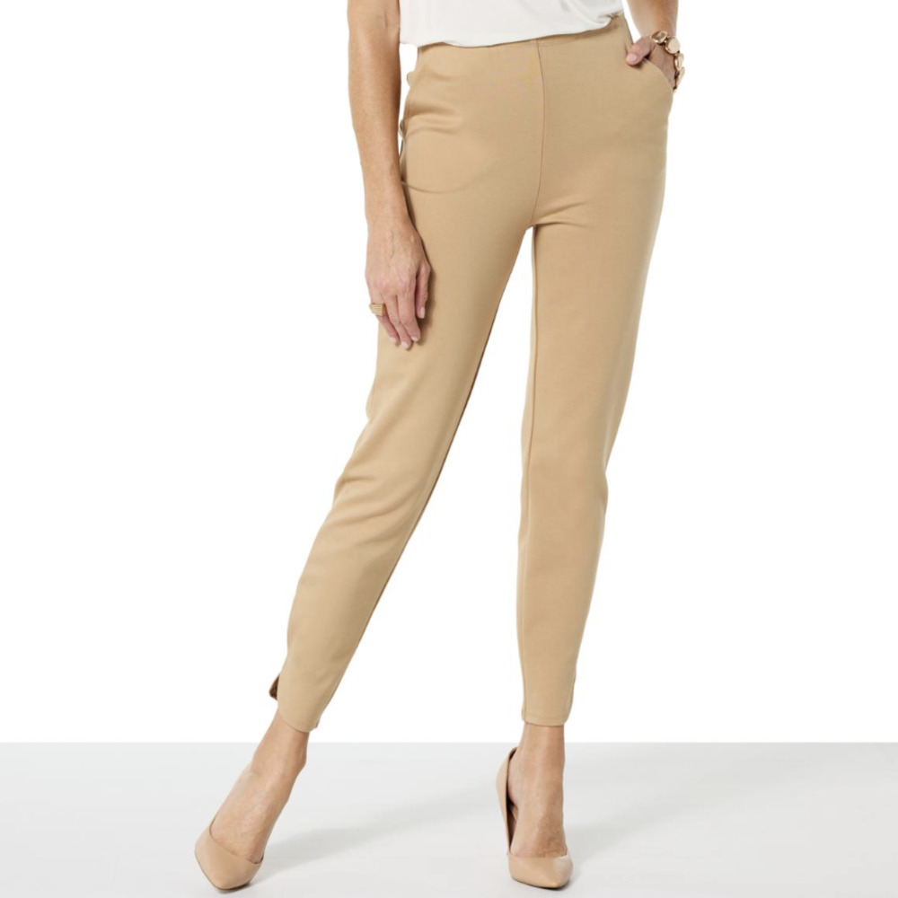 "As Is" WynneLayers Curved-Hem Ankle Pant, Size M​​​​​​​​​